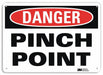 Danger Sign 7 inx10 in Plastic