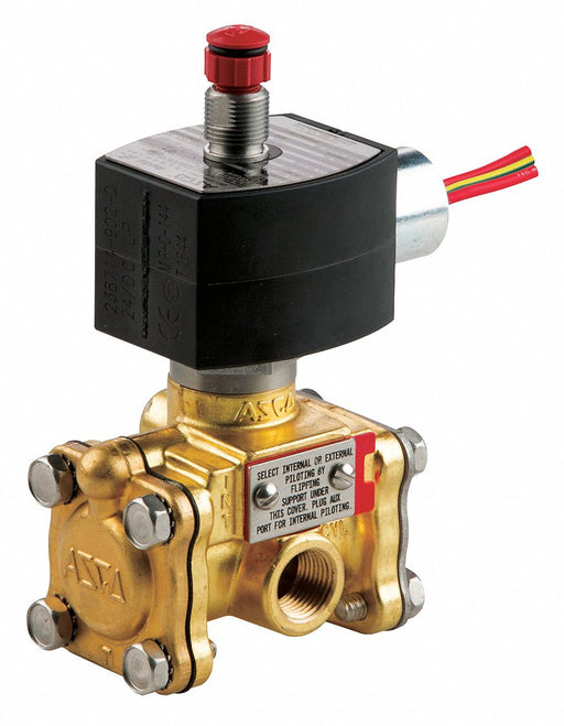 Solenoid Valve Brass NC Air Inert Gas