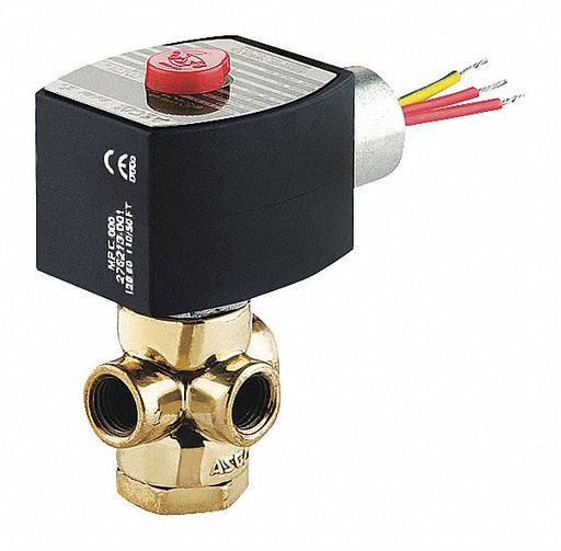 Solenoid Valve Brass NC Air Inert Gas