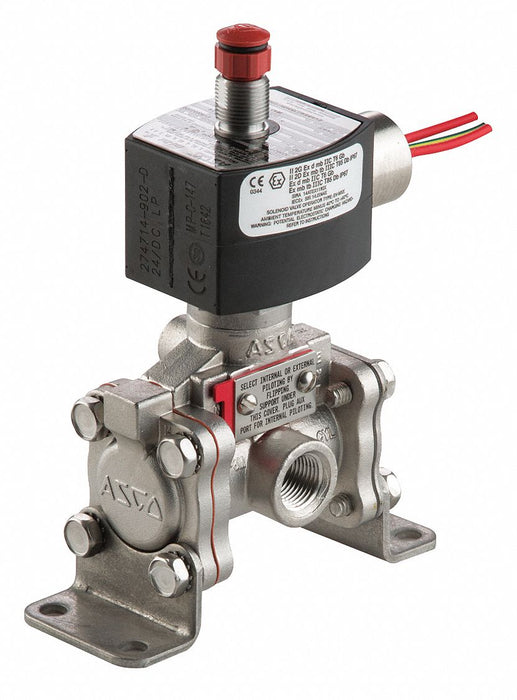 Solenoid Valve SS NC Air Inert Gas 3/8 