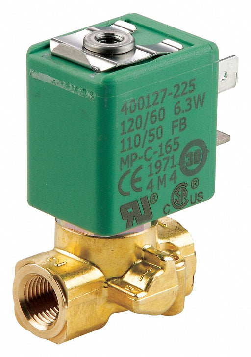 Solenoid Valve Brass NC Air Inert Gas