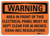 Warning Sign 7 in x 10 in Aluminum
