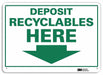 Notice Sign 7 in x 10 in Aluminum
