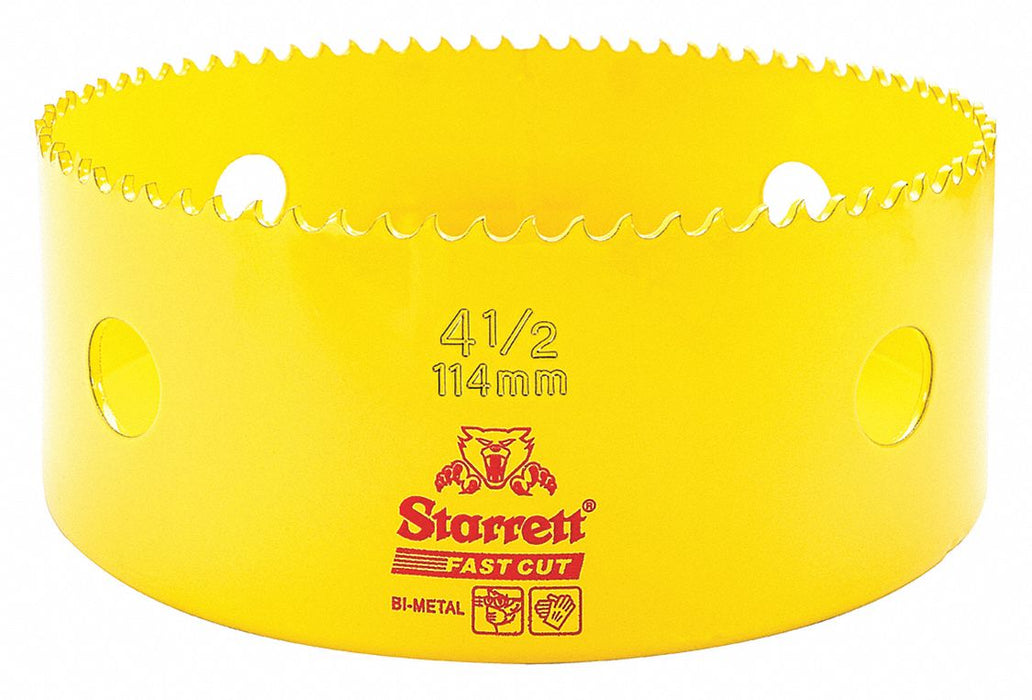 Bi-Metal Fast Cut Hole Saw 4-1/2 114mm