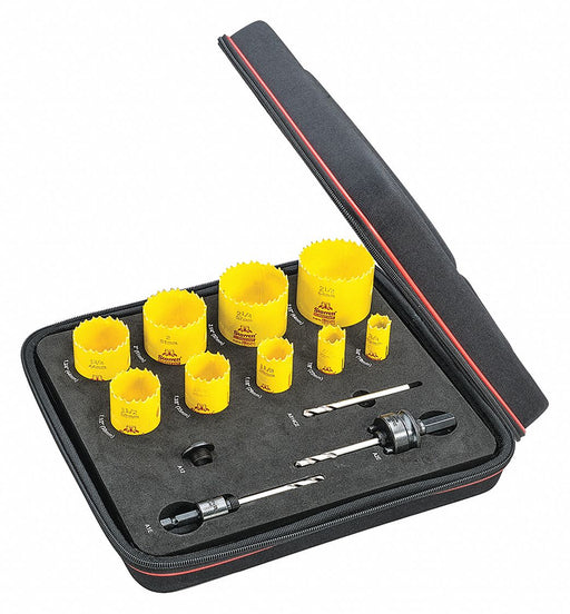 Hole Saw Kit Saw Range 7/8 to 4-1/2 