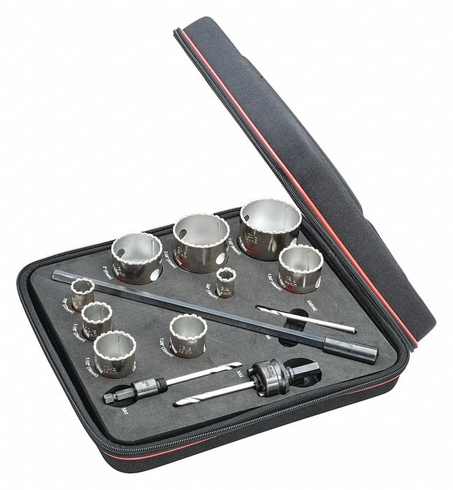 Diamond Grit 13 Piece Hole Saw Kit