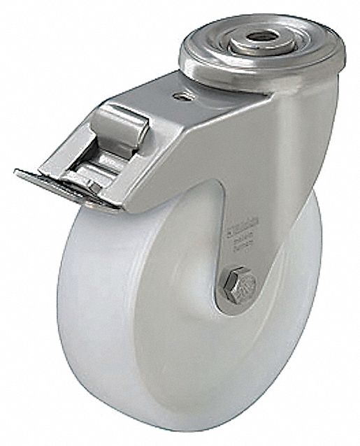 Bolt-Hole Caster 3 7/8 dia Swivel Nylon