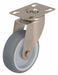 Plate Caster Swivel Rubber 6 5/8 H