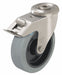 BoltHole Caster 3 1/16 dia Swivel Rubber
