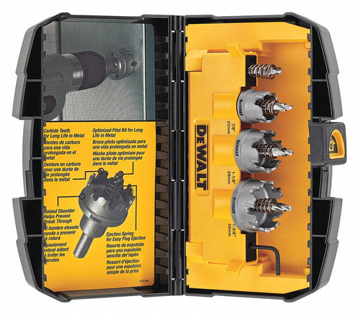 Hole Saw Kit Saw Range 3/4 to 4-3/4 
