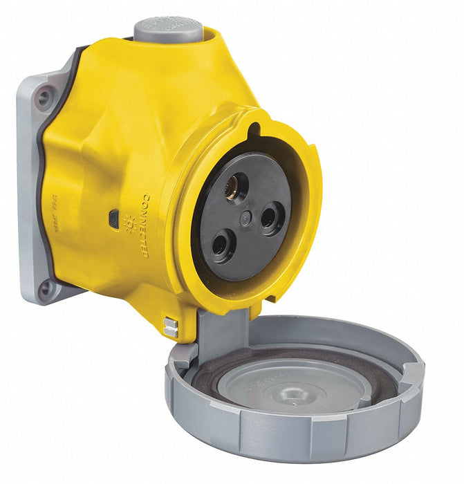 Pn Slv Rec Yellow 32 A 2Pl Single