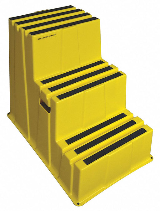 J2238 Step Stand Yellow Number of Steps 3