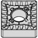Negative Insert Geo Ur Carbide Square