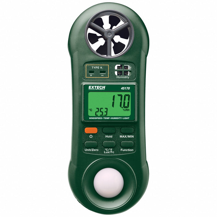 Anemometer with Humidity 80 to 5910 fpm