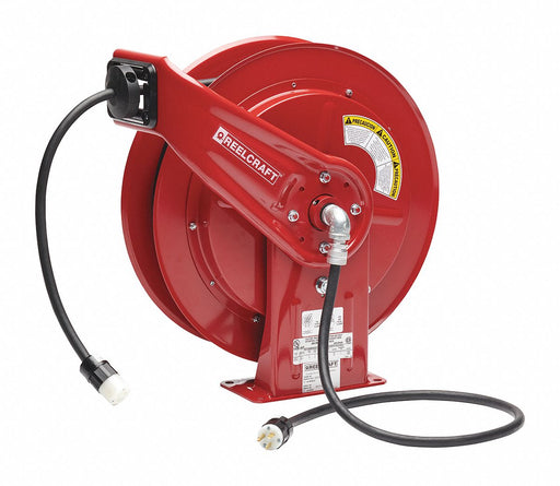 Extension Cord Reel Red 75 ft 12 AWG