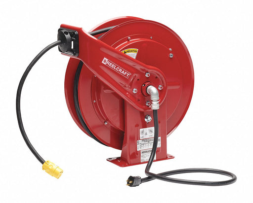 Extension Cord Reel Red 100 ft 12 AWG