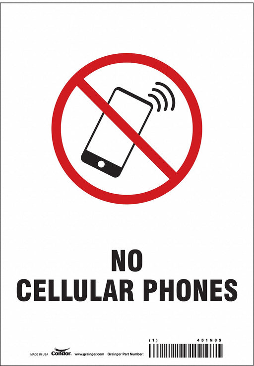 Safety Sign 10 in x 7 in Vinyl