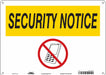 Safety Sign 10 in x 14 in Polyethylene