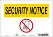 Safety Sign 7 in x 10 in Vinyl