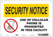 Safety Sign 7 in x 10 in Aluminum