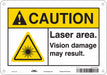 Safety Sign 7 inx10 in Polyethylene