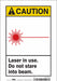 Safety Sign 10 inx7 in Vinyl