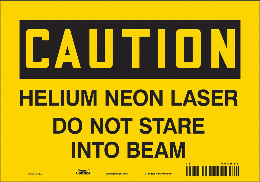 Safety Sign 7 in x 10 in Vinyl