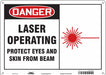 Safety Sign 10 in x 14 in Aluminum
