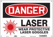 Safety Sign 10 in x 14 in Aluminum