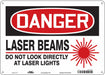Safety Sign 10 inx14 in Polyethylene