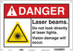 Safety Sign 10 inx14 in Polyethylene