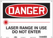 Safety Sign 10 in x 14 in Aluminum