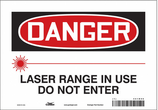 Safety Sign 7 in x 10 in Vinyl