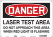 Safety Sign 10 inx14 in Aluminum