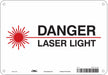 Safety Sign 7 inx10 in Polyethylene