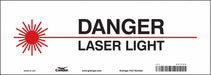 Safety Sign 5 in x 14 in Vinyl