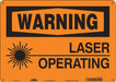 Safety Sign 10 inx14 in Aluminum