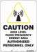 Safety Sign 14 in x 10 in Aluminum