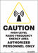 Safety Sign 14 in x 10 in Vinyl
