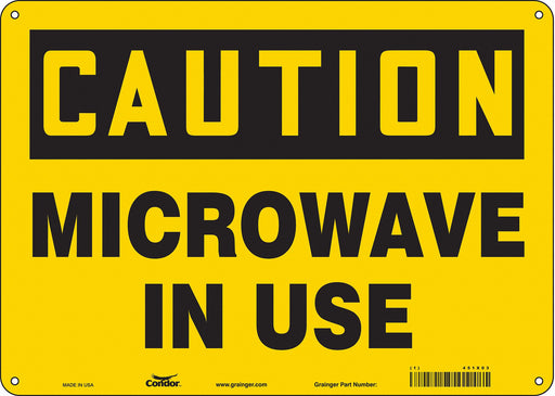 Safety Sign 10 inx14 in Aluminum