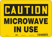 Safety Sign 7 inx10 in Polyethylene