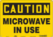 Safety Sign 10 inx14 in Polyethylene