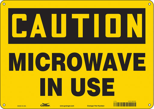Safety Sign 10 inx14 in Polyethylene