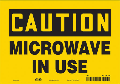 Safety Sign 7 inx10 in Vinyl
