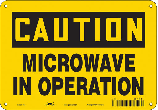 Safety Sign 7 in x 10 in Polyethylene