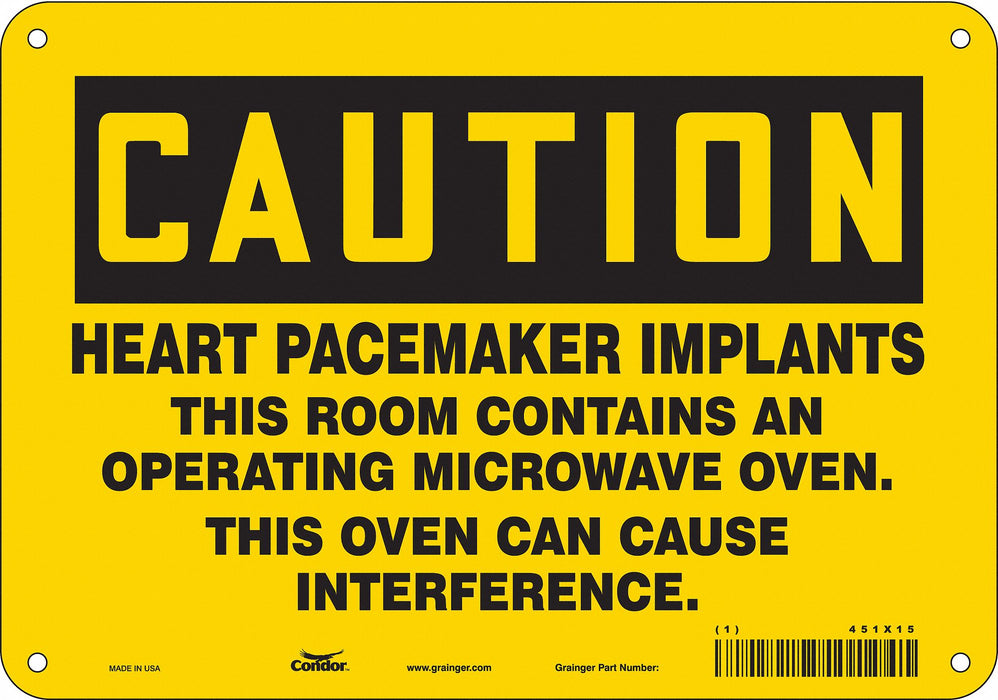 Safety Sign Radiofrequency/Microwave 7 H