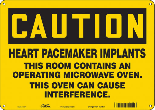 Safety Sign 10 in x 14 in Aluminum