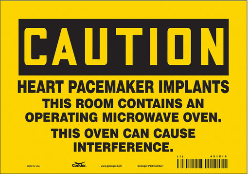 Safety Sign 7 in x 10 in Vinyl