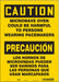 Safety Sign 10 in x 14 in Vinyl