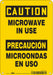 Safety Sign 7 inx10 in Polyethylene
